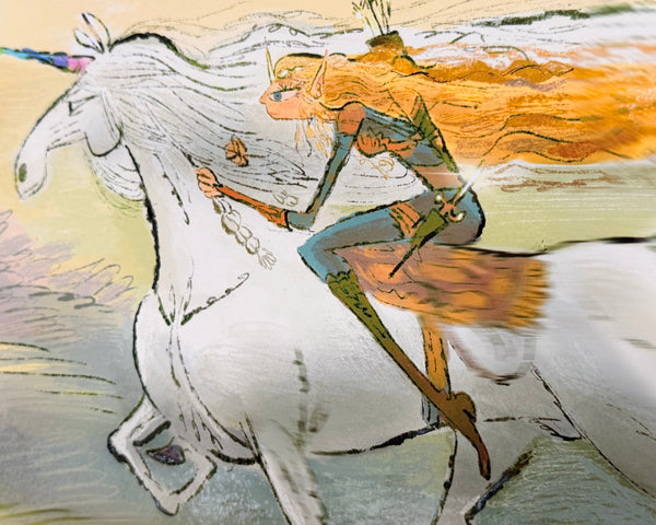 Leo Matsuda - Unicorn - Original Artwork - Warriors And Demons Solo Exhibition