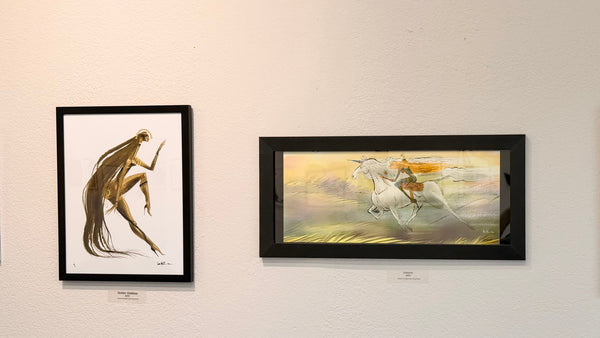 Leo Matsuda - Unicorn - Original Artwork - Warriors And Demons Solo Exhibition