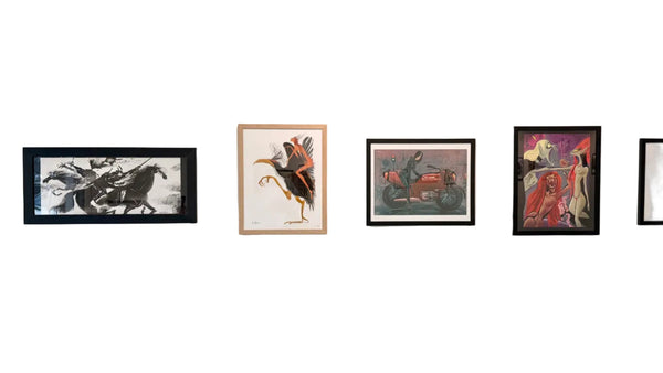 Leo Matsuda - Channeling 'Killing Eve' - Original Artwork - Warriors And Demons Solo Exhibition