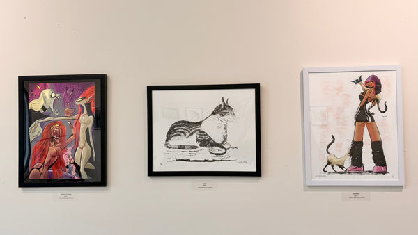 Leo Matsuda - Siamese - Original Artwork - Warriors And Demons Solo Exhibition
