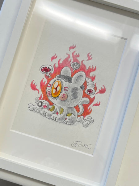 Hideyuki Tanaka - Maneki Neko - Original Art- Maneki Neko Exhibition