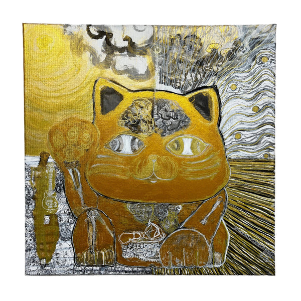 Paul Brain - Maneki Neko Brainstronaut  - Art Print - Maneki Neko Exhibition