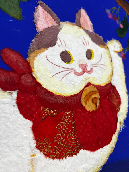 Keika Yamaguchi - Service Berry - Original Art - Maneki Neko Exhibition