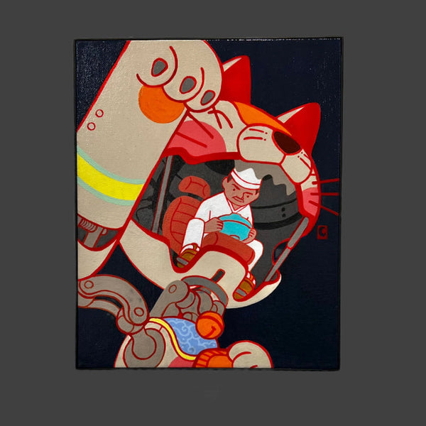 Sumin Ha - Super Neko Series - 02 - Art Print - Maneki Neko Exhibition