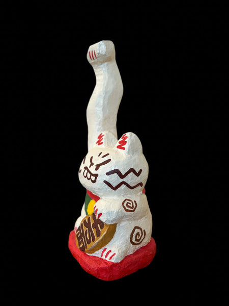 B. Chewy  - Spring Club - Original Artwork- Maneki Neko Exhibition