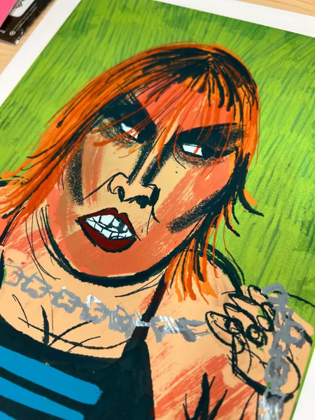 Chris Mitchell - Queen of Villains - Art Print | Power Slam!: Pro Wrestling Show