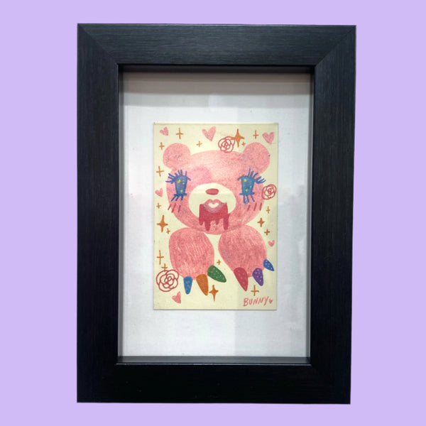 BunnyBaum - Kawaii Gloomy - Original Artwork -Gloomy Bear Exhibition