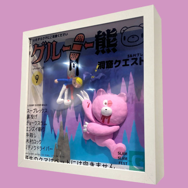 Evon Freeman & Mark Taihei - Gloomy Cave Issue 9 - Original Artwork - Gloomy Bear Exhibition