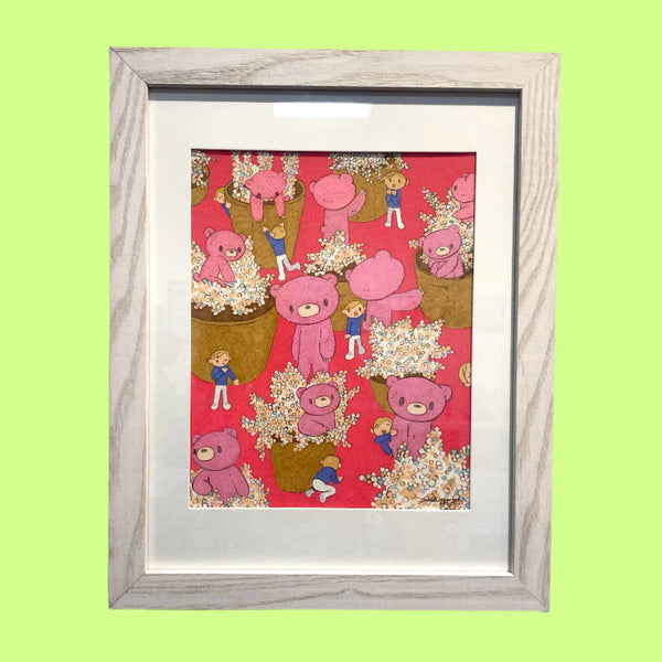 Natalia Parakid - Meetup - Original Artwork - Gloomy Bear Exhibition