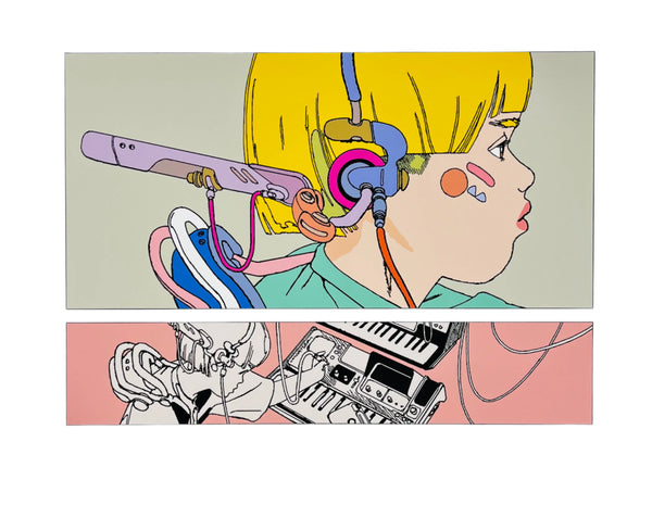 Luca Tieri - Synthesizer Art Print- No Frame - Lily in LA Exhibition