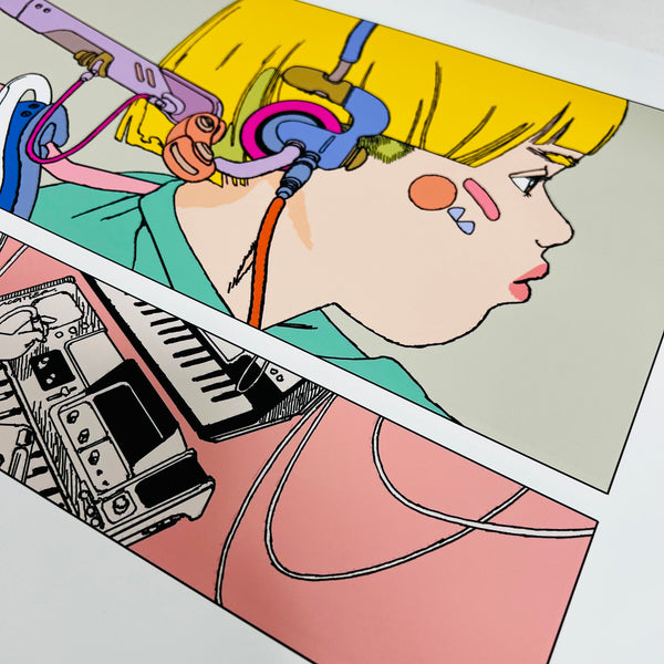 Luca Tieri - Synthesizer Art Print- No Frame - Lily in LA Exhibition