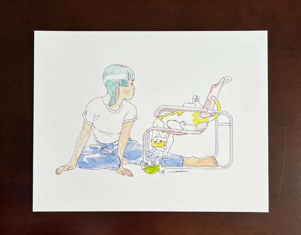 Luca Tieri - Turtle Toy - Art Print - Lily in LA Exhibition