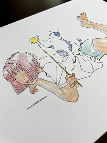 Luca Tieri - Flower - Art Print - Lily in LA Exhibition