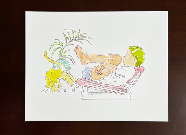 Luca Tieri - Call and Response - Art Print - Lily in LA Exhibition