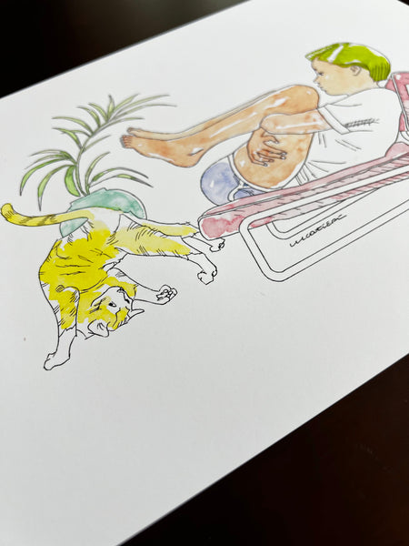 Luca Tieri - Call and Response - Art Print - Lily in LA Exhibition