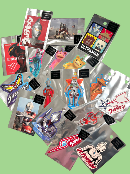 Character Vinyl Sticker - Ultraman & Kaiju