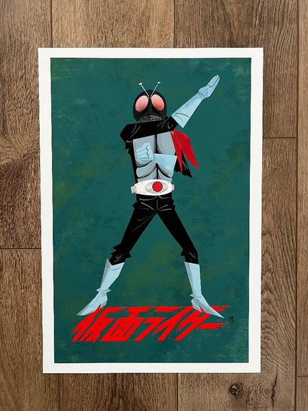 Chris Mitchell - Kamen Raidā Ichi-Gō - Art Print