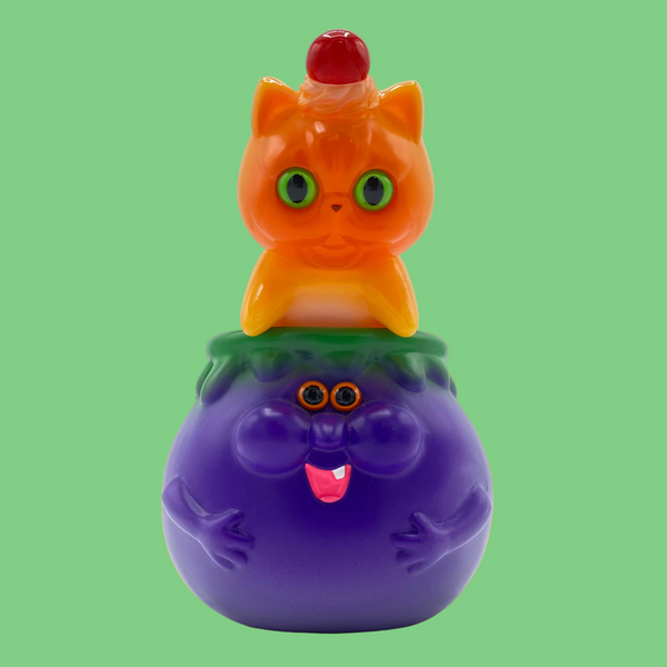 Refreshment Toy - Tsubo Chan & Chibi Neko | Soft Vinyl Toy
