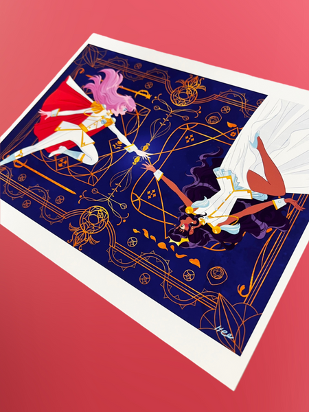 Heejin Park - Utena Art print - Revolutionary Girl Tribute Show