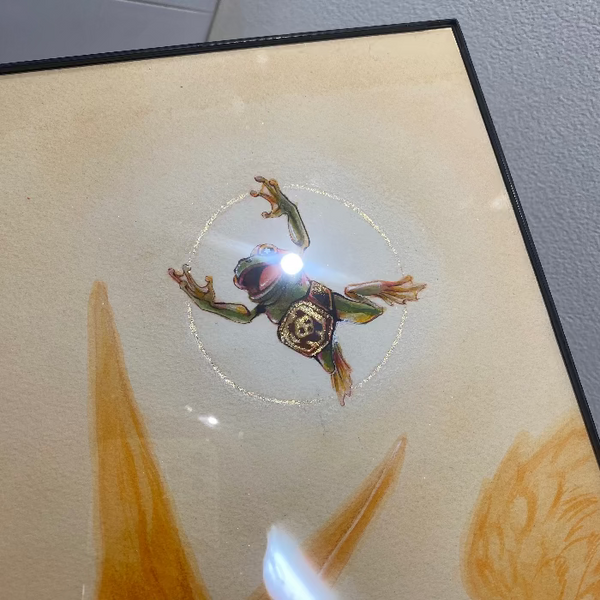 Beth Radloff - "The OG Frog Splash" Original Art | Power Slam!: Pro Wrestling Show