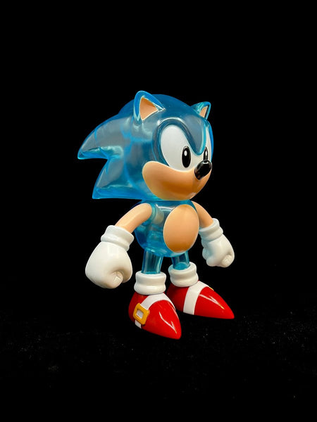 Sonic The Hedgehog - Blue Clear Color  - SofVips- Soft vinyl toy