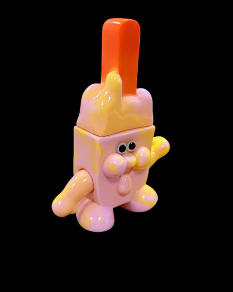 Refreshment Toy - Ice Pop Marble Pink | Soft Vinyl Toy
