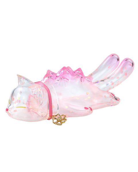 Konatsu - Sleeping Negora Falling Sakura | Soft Vinyl Toy