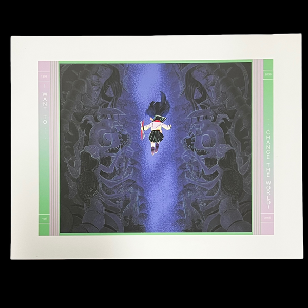 Jean Liang - Change The World Art Print - Rumiko World Tribute Show