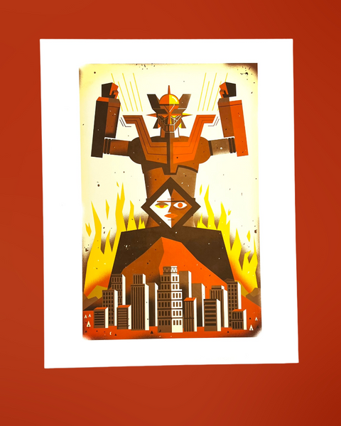 Josh Pena - Mazinger Art Print