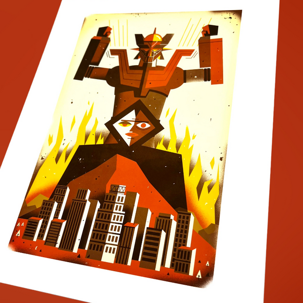 Josh Pena - Mazinger Art Print