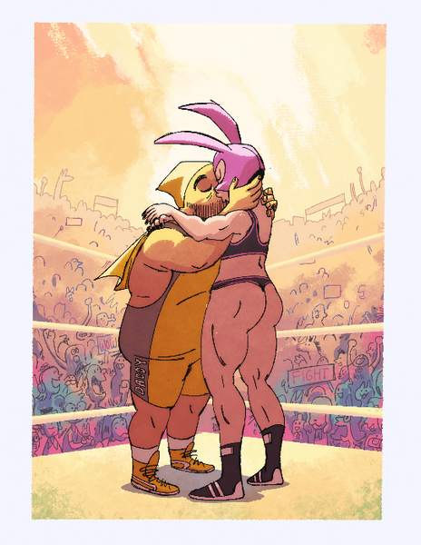 Kasey Williams - "Kiss Cam" Framed Art Print | Power Slam!: Pro Wrestling Show