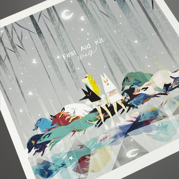Keiko Murayama - First Aid Kit - Wolf Print- Album Cover Show