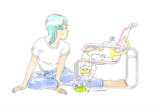 Luca Tieri - Turtle Toy - Original Art Work - Lily in LA Exhibition