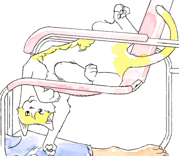 Luca Tieri - Turtle Toy - Original Art Work - Lily in LA Exhibition