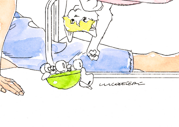 Luca Tieri - Turtle Toy - Original Art Work - Lily in LA Exhibition