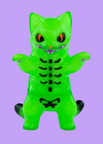 Konatsu - Negora Neon Green Halloween GID | Soft Vinyl Toy -  Consignment