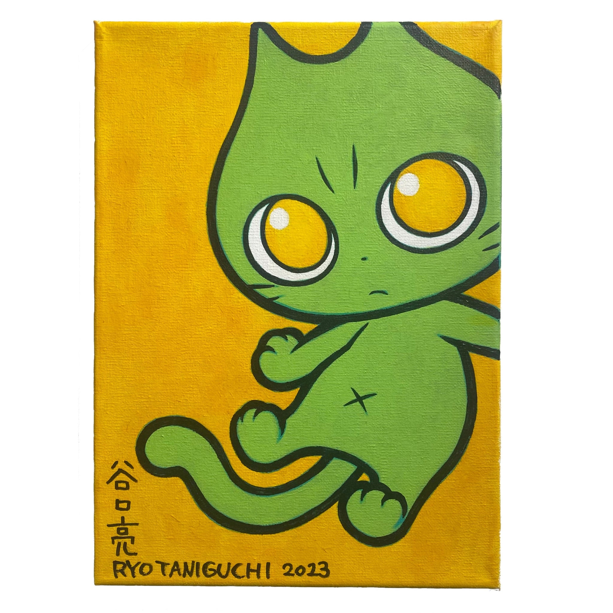 Ryo Taniguchi - Fute Neko Canvas (Team Sofuvi Soul Group Show)