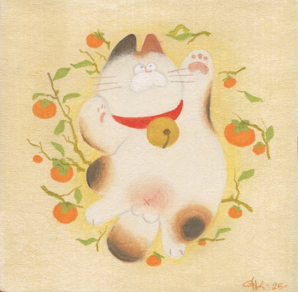 Grace Kum -Plenty - Original Art- Maneki Neko Exhibition (SOLD OUT)