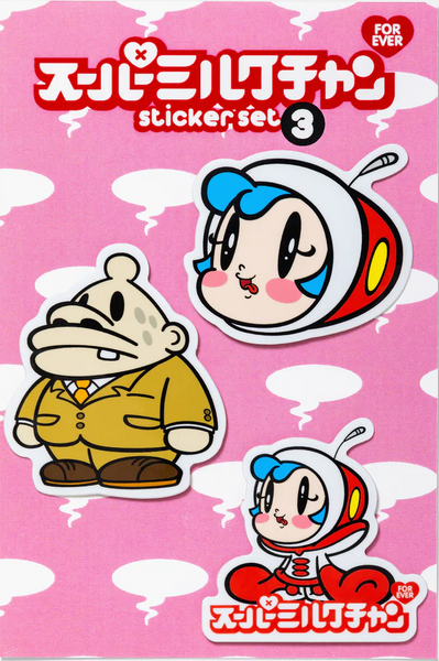 Hideyuki Tanaka - Super Milk-Chan Sticker Set