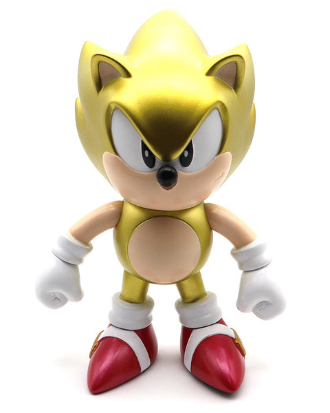 Sonic The Hedgehog Super Sonic Metallic Color  - SOFVIPS- Soft vinyl toy