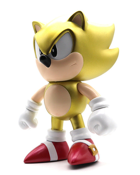 Sonic The Hedgehog Super Sonic Metallic Color  - SOFVIPS- Soft vinyl toy