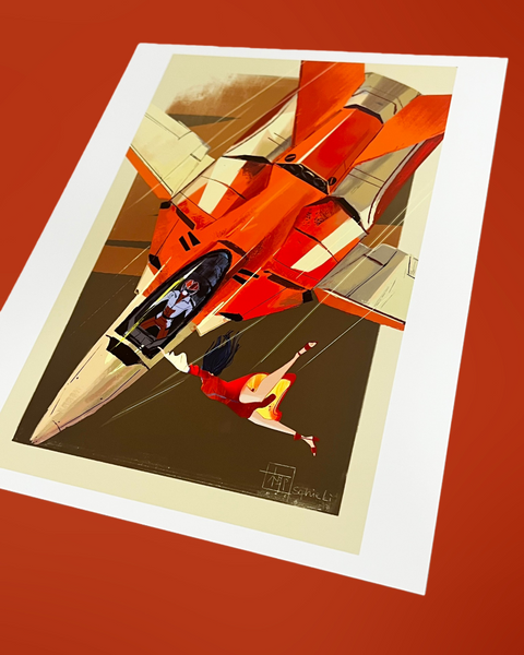 Sophie Li - Macross Art Print - Super Mecha Art Show
