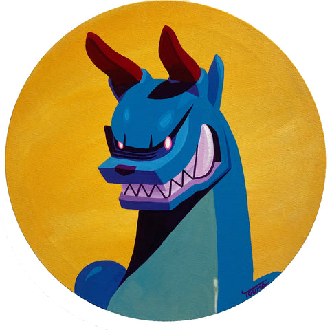 Touma - Hounds of Dragon Canvas (Team Sofuvi Soul Group Show)