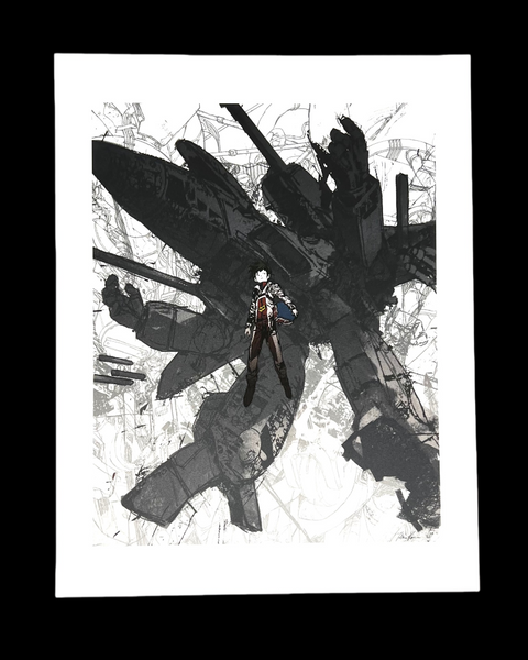 Tobias Kwan- Valkyrie Art Print - Super Mecha Art Show