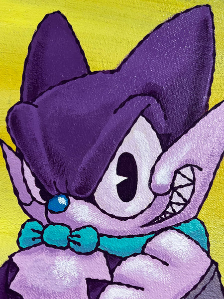 Touma - Blasts the Cat B - Original artwork on Canvas - Touma & Mao Exhibition