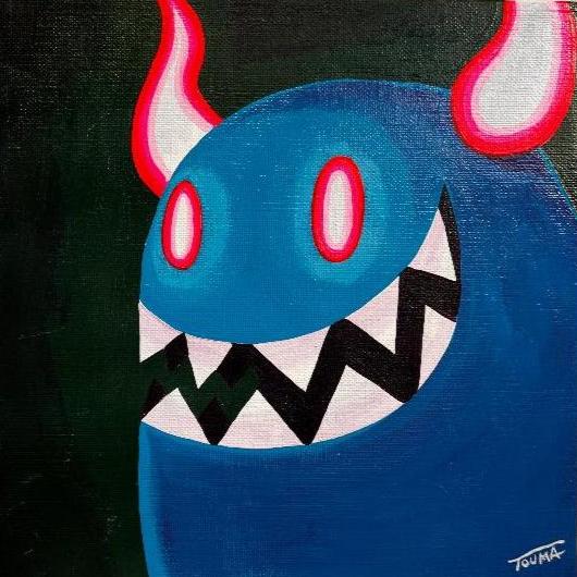 Touma - Gablin Original artwork on Canvas - Touma & Mao Exhibition