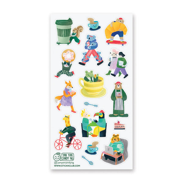 Coffee Lovers Sticker Sheet