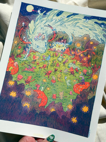 Morophon The Boundless Small Riso Print