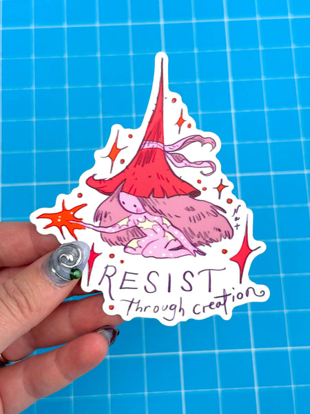 Sticker Only / Resist Through Creation