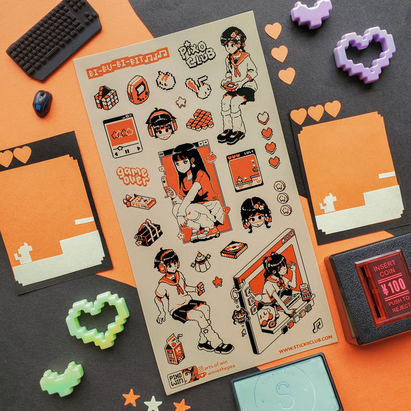 8-Bit Daydream Sticker Sheet